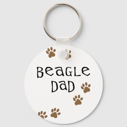 Beagle Dad Sleutelhanger (Voorkant)