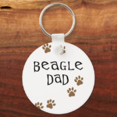Beagle Dad Sleutelhanger (Voorkant)