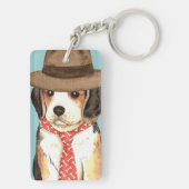 Beagle Dad Sleutelhanger (achterkant)