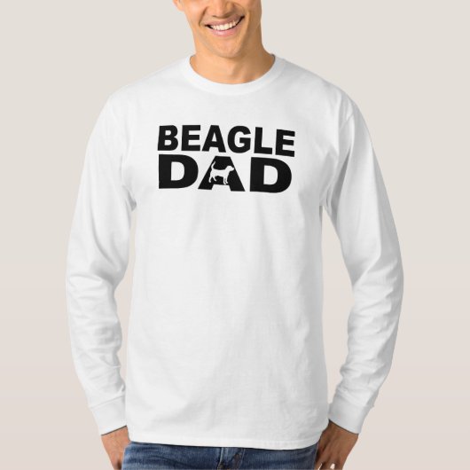 Beagle Dad T-shirt (Voorkant)