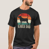 Beagle Dad T-shirt (Voorkant)