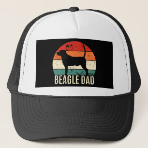 Beagle Dad Trucker Pet