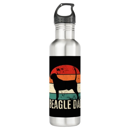 Beagle Dad Waterfles (Voorkant)