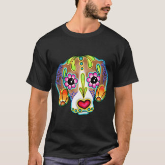 Beagle - Dag van de Dead Sugar Skull Dog T-shirt