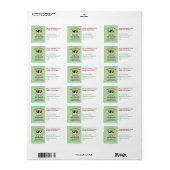 Beagle Day-lid toegevoegd aan stationair materiaal Etiket (Full Sheet)