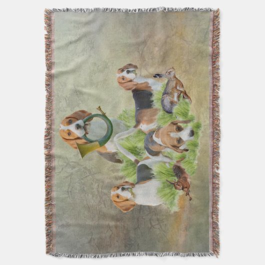 Beagle Deken (Voorkant Verticaal)