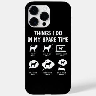 Beagle Dingen besparen weinig tijd/grappige beagle Case-Mate iPhone 14 Pro Max Hoesje