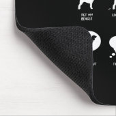 Beagle Dingen besparen weinig tijd/grappige beagle Muismat (Hoek)