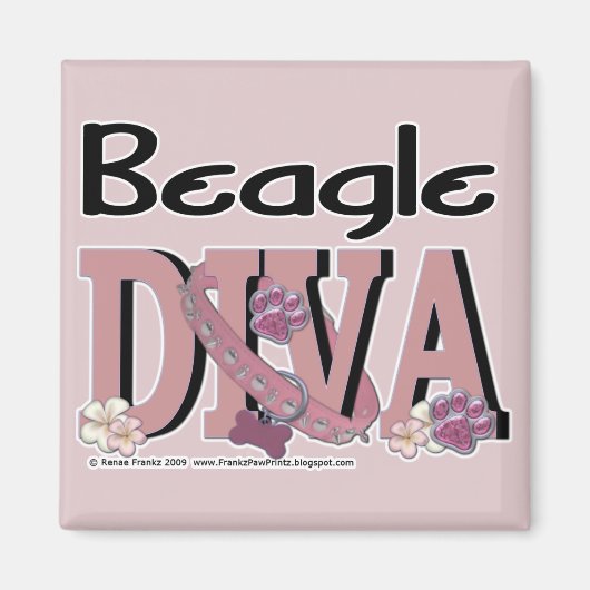 Beagle DIVA Magneet (Voorkant)