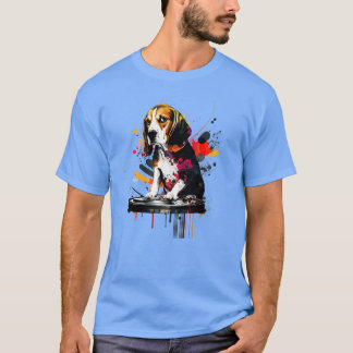 Beagle DJ T-shirt
