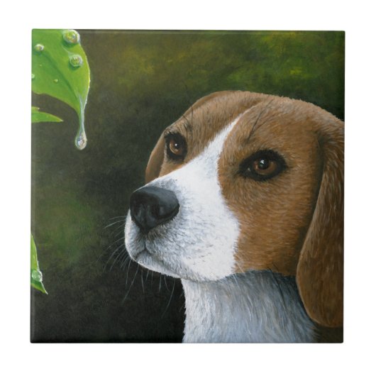 Beagle Dog 116 Tegeltje (Voorkant)