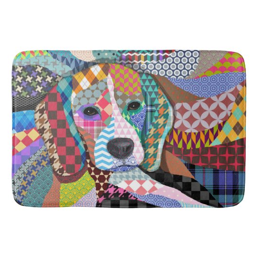 Beagle Dog 161 Badmat (Voorkant)