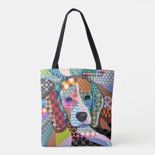 Beagle Dog 161 Tote Bag (Achterkant)