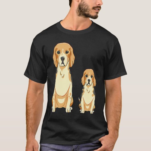 Beagle dog  1 t-shirt (Voorkant)