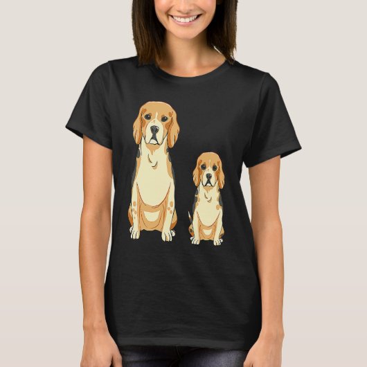 Beagle dog  1 t-shirt (Voorkant)