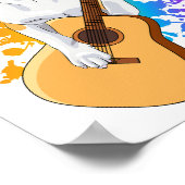 Beagle Dog Acoustic Guitar Poster (Hoek)