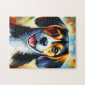 Beagle Dog Acryl Print Hondenliefhebber Gift Legpuzzel (Horizontaal)
