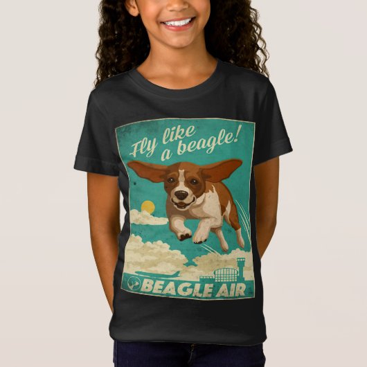 Beagle Dog Air T-shirt (Voorkant)