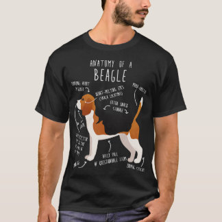 Beagle Dog Anatomie 1 T-shirt