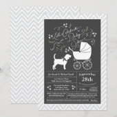 Beagle Dog Baby shower Geslacht Neutraal Kaart (Voorkant / Achterkant)