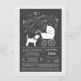 Beagle Dog Baby shower Geslacht Neutraal Kaart