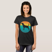 Beagle Dog Beagles Retro T-shirt (Voorkant volledig)