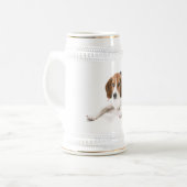 Beagle Dog Beer Stein Bierpul (Voorkant links)
