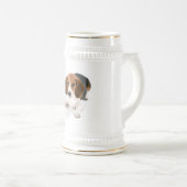 Beagle Dog Beer Stein Bierpul (Voorkant rechts)