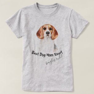 Beagle Dog Best Dog Mam Ever T-shirt