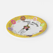 Beagle Dog Birthday Donuts Party Paper Bord (Gekanteld)