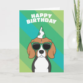 Beagle Dog Birthday Kaart