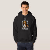 Beagle Dog Brother Son Daughter Pap Hoodie (Voorkant volledig)