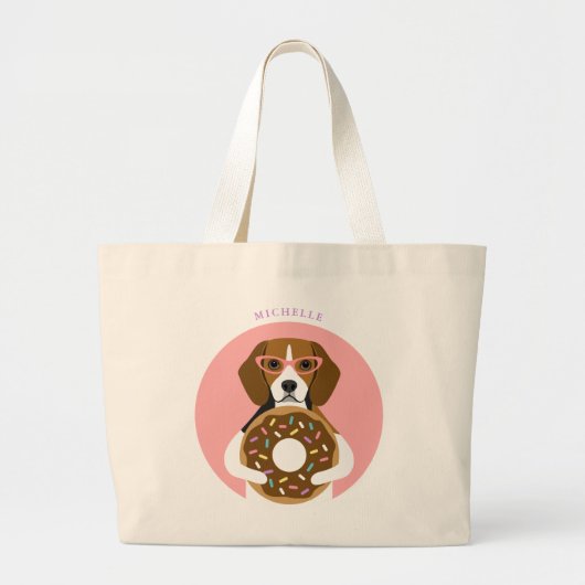 Beagle Dog Canvas tassen (Voorkant)