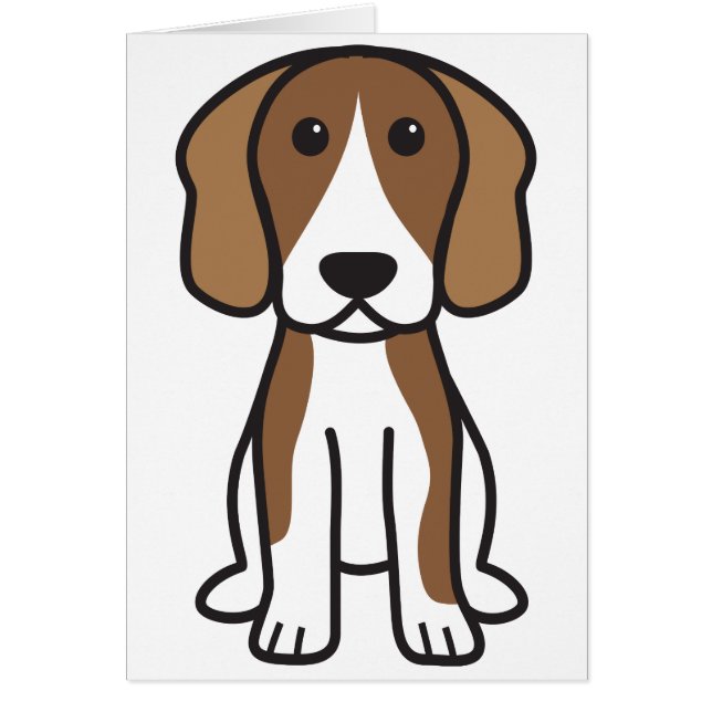 Beagle Dog Cartoon (Voorkant)