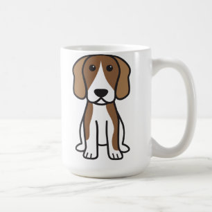Beagle Dog Cartoon Koffiemok
