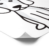 Beagle Dog Cartoon Poster (Hoek)