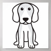 Beagle Dog Cartoon Poster (Voorkant)