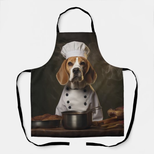 Beagle Dog Chef Schort (Voorkant)