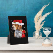 Beagle Dog Christmas T Shirt Dog Family Christmas  Fotoplaat (Zijkant)