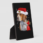 Beagle Dog Christmas T Shirt Dog Family Christmas  Fotoplaat (Zijkant)