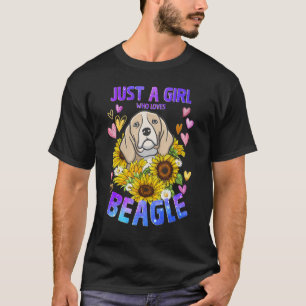 Beagle Dog Cute Puppy Girl Woman T-shirt