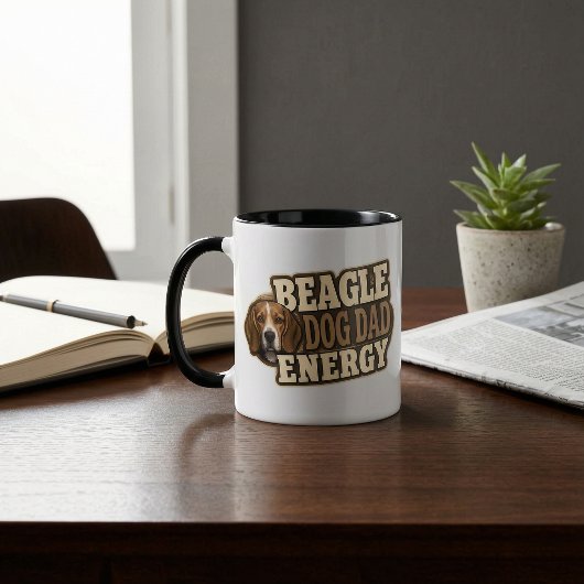 Beagle Dog Dad Energie Mok