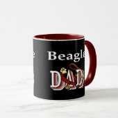 Beagle Dog Dad Mok (Voorkant rechts)