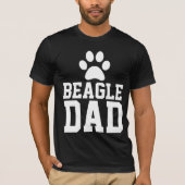 BEAGLE DOG DAD T-SHIRTS (Voorkant)