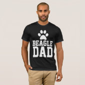 BEAGLE DOG DAD T-SHIRTS (Voorkant volledig)