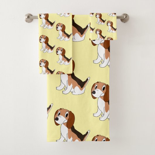 Beagle Dog Design Bad Handdoek (Insitu)