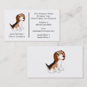Beagle Dog Design Boarding Kennels Visitekaartje (Voorkant / Achterkant)
