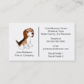 Beagle Dog Design Boarding Kennels Visitekaartje (Voorkant)