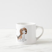 Beagle Dog Design Espresso Kop (Rechts)