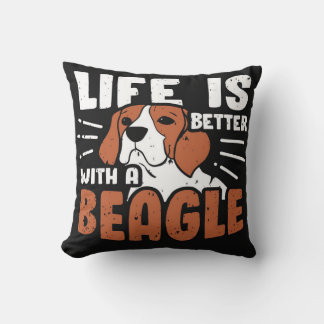 Beagle Dog Design Kussen